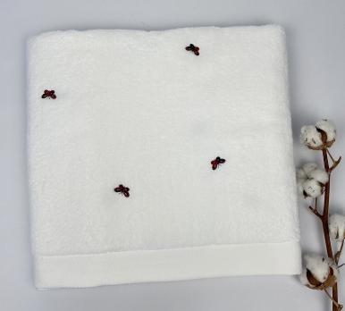 Полотенце Maison D'or Butterflies 85x150 White/Red