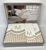 Полотенца Maison D'or 3шт Lowe's White-Beige