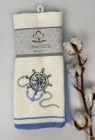 Набор кухонных полотенец 2 шт Cottonize Sea mood Blue