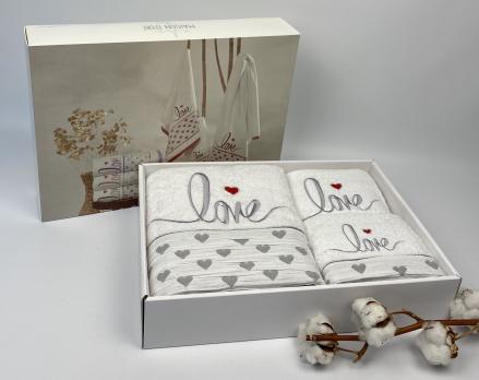 Рушники Maison D'or 3шт Maylin Grey