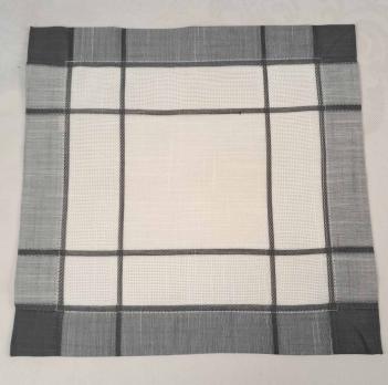 Салфетка полиэстер 40х40 ST3022 Серая