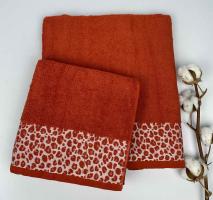 Набор полотенец Cottonize 2 шт cod151 Красный