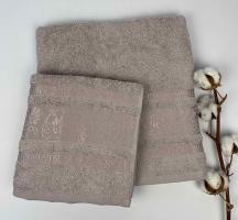 Набор полотенец Cottonize 2 шт cod 137 Коричневый