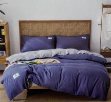 Постельное белье Colorful Home сатин 180х220 Solid Color Синий
