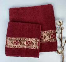 Набор полотенец Cottonize 2 шт cod112 Красный