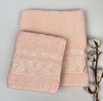 Набор полотенец Cottonize 2 шт cod133 Пудровый