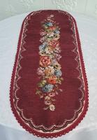 Дорожка Sagol велюр 40х100 OV St 154 Bordo