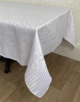 Скатертина Masali тефлон 160x350 Model 511 White