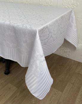 Скатерть Masali тефлон 160x300 Model 511 White