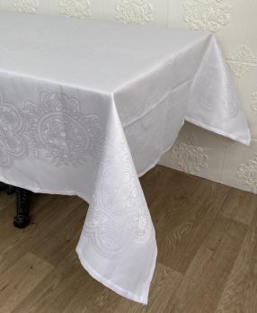 Скатертина Masali тефлон 160x300 Model 510 White