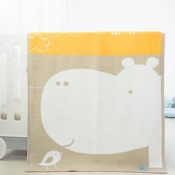 Плед дитячий Ideia Baby 90x120 Гіппо Бежевий