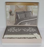 Постільна білизна Maison D'or сатин 200х220 Brigitte Brown