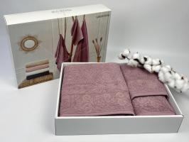 Полотенца Maison D'or 3шт Garden Rose Lila