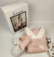 Халат женский Maison D'or Lavoine Hearts Rose S