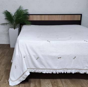 Покрывало Maison D'or 220x240 Les Azzures Ecru-Beige