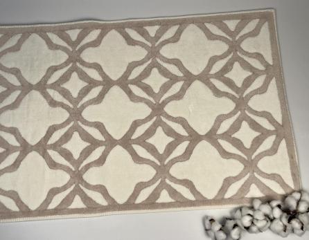 Коврик Set Maison D'or Barnella 60x100 Karo/Krem-Vizon