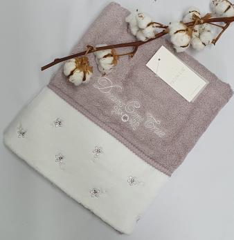 Рушник Maison D'or Lavoine Flowers 85x150 Dark Lilac