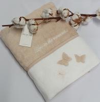 Полотенце Maison D'or Monique Butterfly 85x150 Ten Pudra