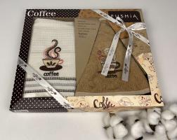 Набор кухонных полотенец Fushia 2 шт Coffee