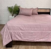Набор постельного белья с летним одеялом Colorful Home 150х210 см Пудровый