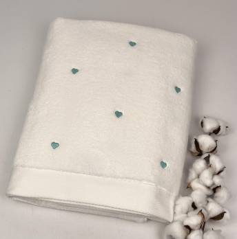 Полотенце Maison D'or Love 85x150 White/Mint