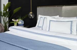 Постель Pepper Home Vega 200x220 White - Blue