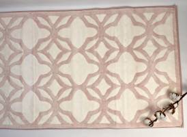 Коврик Maison D'or Barnella 70x120 cм Karo-Pudra/Krem