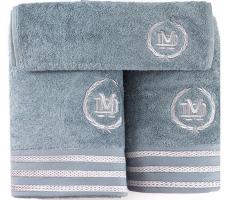 Полотенца Maison D'or 3шт Delon Blue/Grey