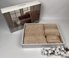Полотенца Maison D'or 3шт Suzanna Beige