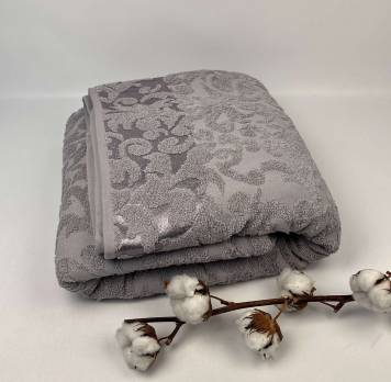 Простирадло махрове 200х220 Grey