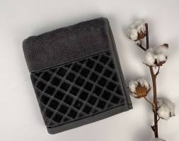 Рушник AE 50х90 Vip Romb Black