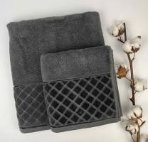 Набір рушників АЕ 2 шт Vip Romb Black
