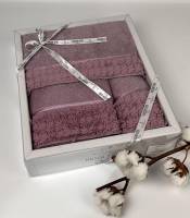 Рушники Maison D'or 3шт Rosa Lilac