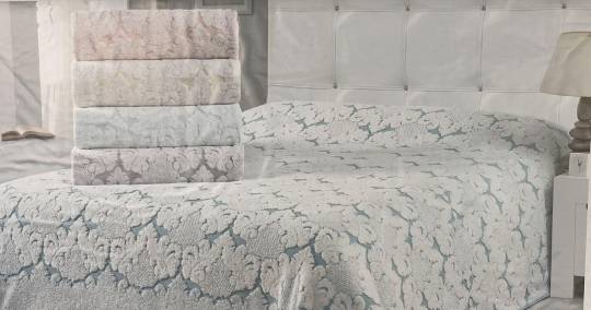 Покривало Maison D'or махрове Celestina 220х240 Beige