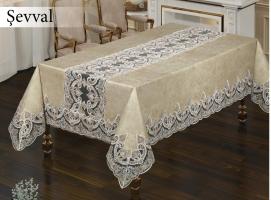 Скатерть Велюр Maison Royale 160x220 Sevval Cappucino