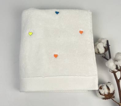 Рушник Maison D'or Soft Neon Hearts 50x100 White