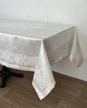 Скатертина тефлонова Masali 160x160 Jumbo Krem PVS