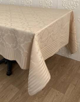 Скатертина тефлонова Masali 160x180 Jumbo-2 Cappucino PVS