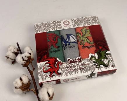 Набір вафельних рушників Nilteks 3шт New Year Dragon 2