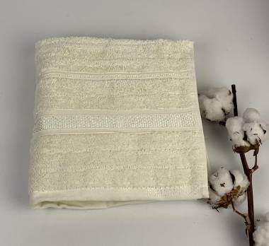 Рушник Philippus Delux Cotton 50х90 Hazel Молочний(ЕА056)