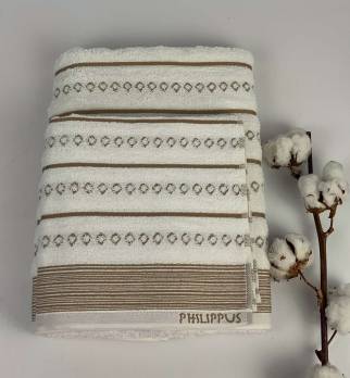 Набір рушників Philippus Slow Cotton 2 шт Timoxa Білий(Е847)