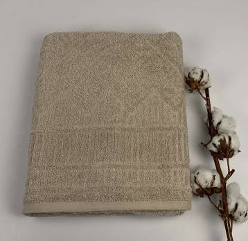 Рушник Philippus Platinum Cotton 70х140 Manila Бежевий(E991)