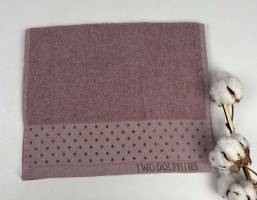 Рушник Two Dolphins Classic Cotton 30х50 Lenny Світло-фіолетовий(Е784)