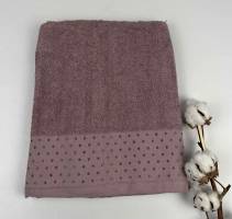 Рушник Two Dolphins Classic Cotton 70х140 Lenny Світло-фіолетовий(Е784)