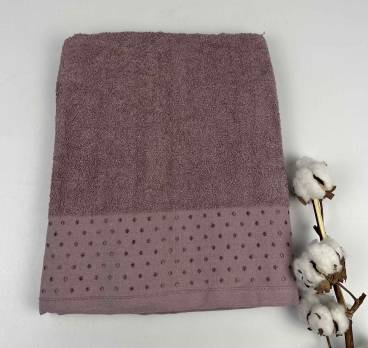 Рушник Two Dolphins Classic Cotton 70х140 Lenny Світло-фіолетовий(Е784)