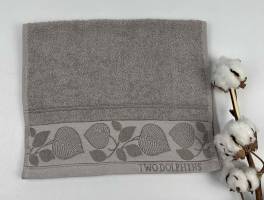 Рушник Two Dolphins Vip Cotton 30х50 Penza Сірий(A150)