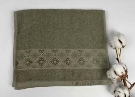 Рушник Two Dolphins Classic Cotton 30х50 Thema Хакі(A106)