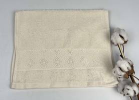 Рушник Two Dolphins Classic Cotton 30х50 Thema Молочний(A106)