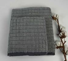 Набір рушників Pupilla 2 шт Arya Model-2 Сірий