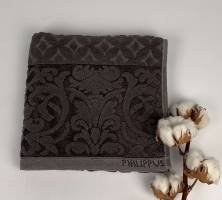 Рушник Philippus Lux Cotton 50x90 Denise Чорний(Е838)